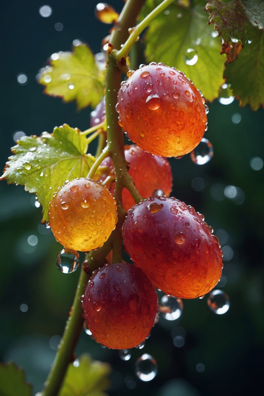 Uvas orvalhadas — design completo