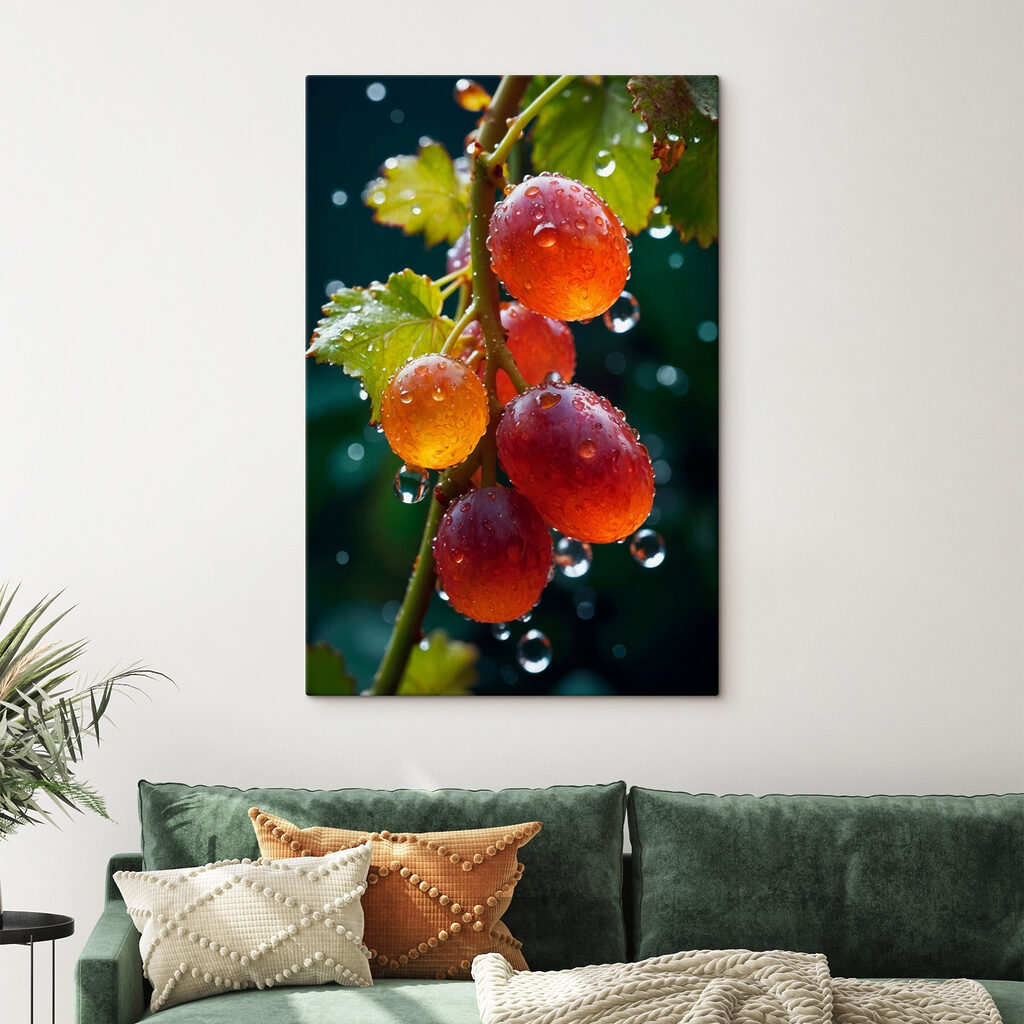 Uvas orvalhadas — interior 1