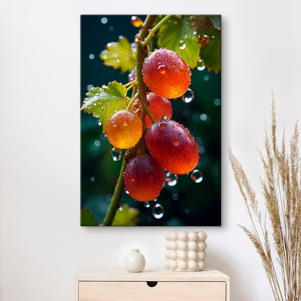 Uvas orvalhadas — interior 3