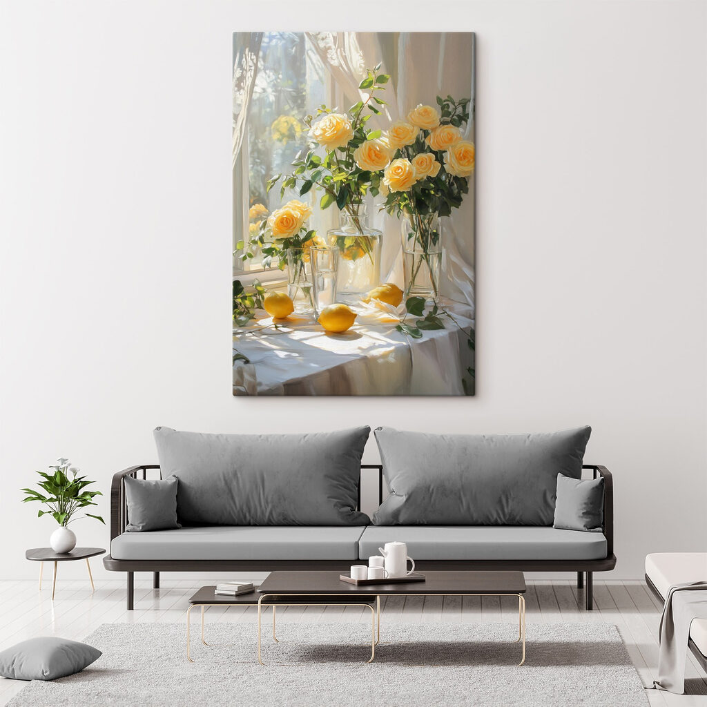 Rosas em luz natural — interior 2