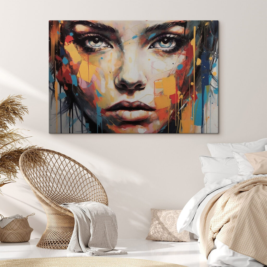 Olhos azuis entre manchas — interior 1