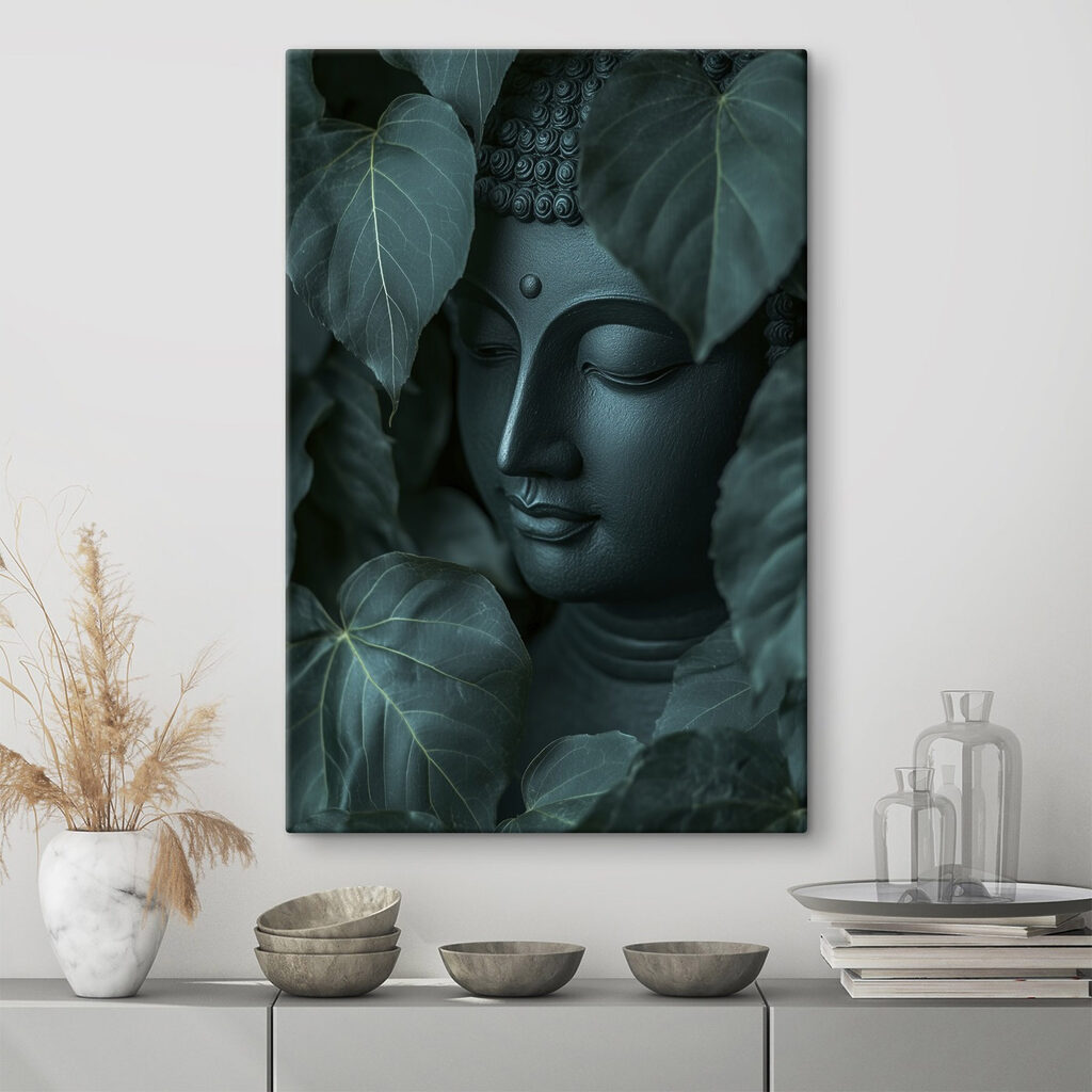 Buda entre folhas — interior 2