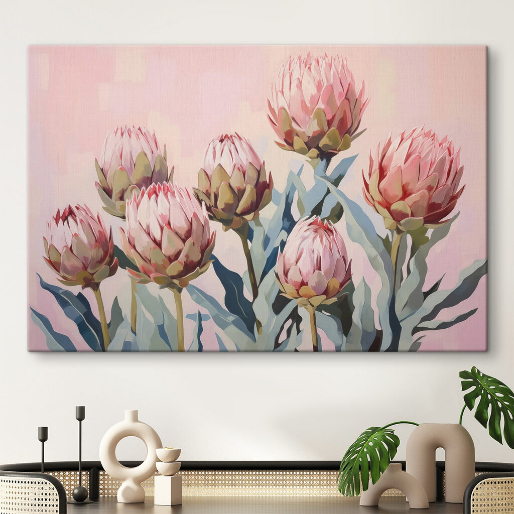 Protea cor-de-rosa — interior 1