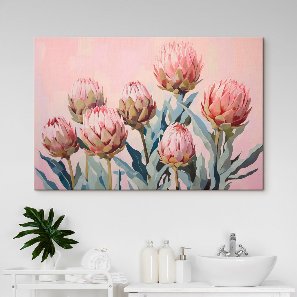 Protea cor-de-rosa — interior 2