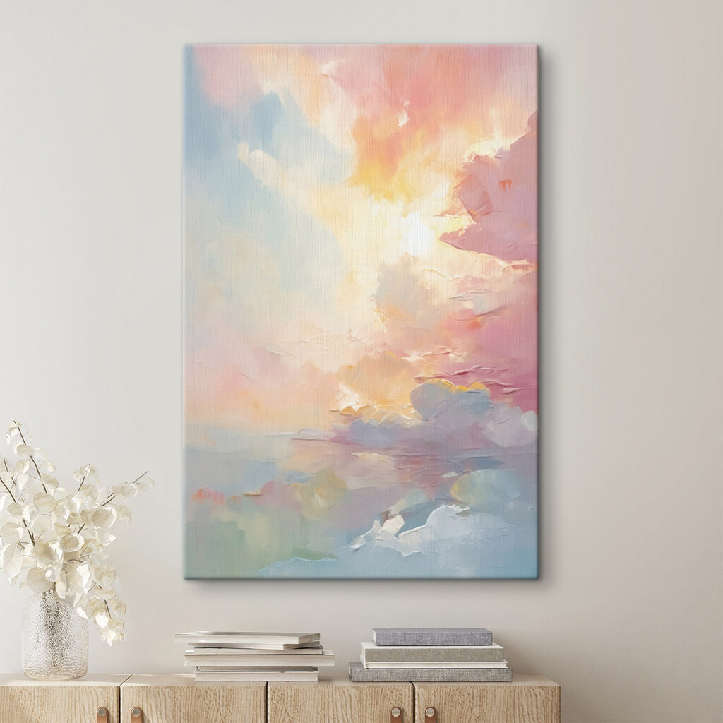 Nuvens de cor suave — interior 1