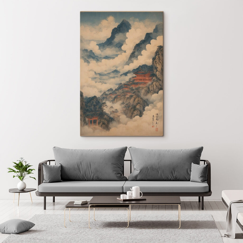 Templo entre nuvens — interior 1
