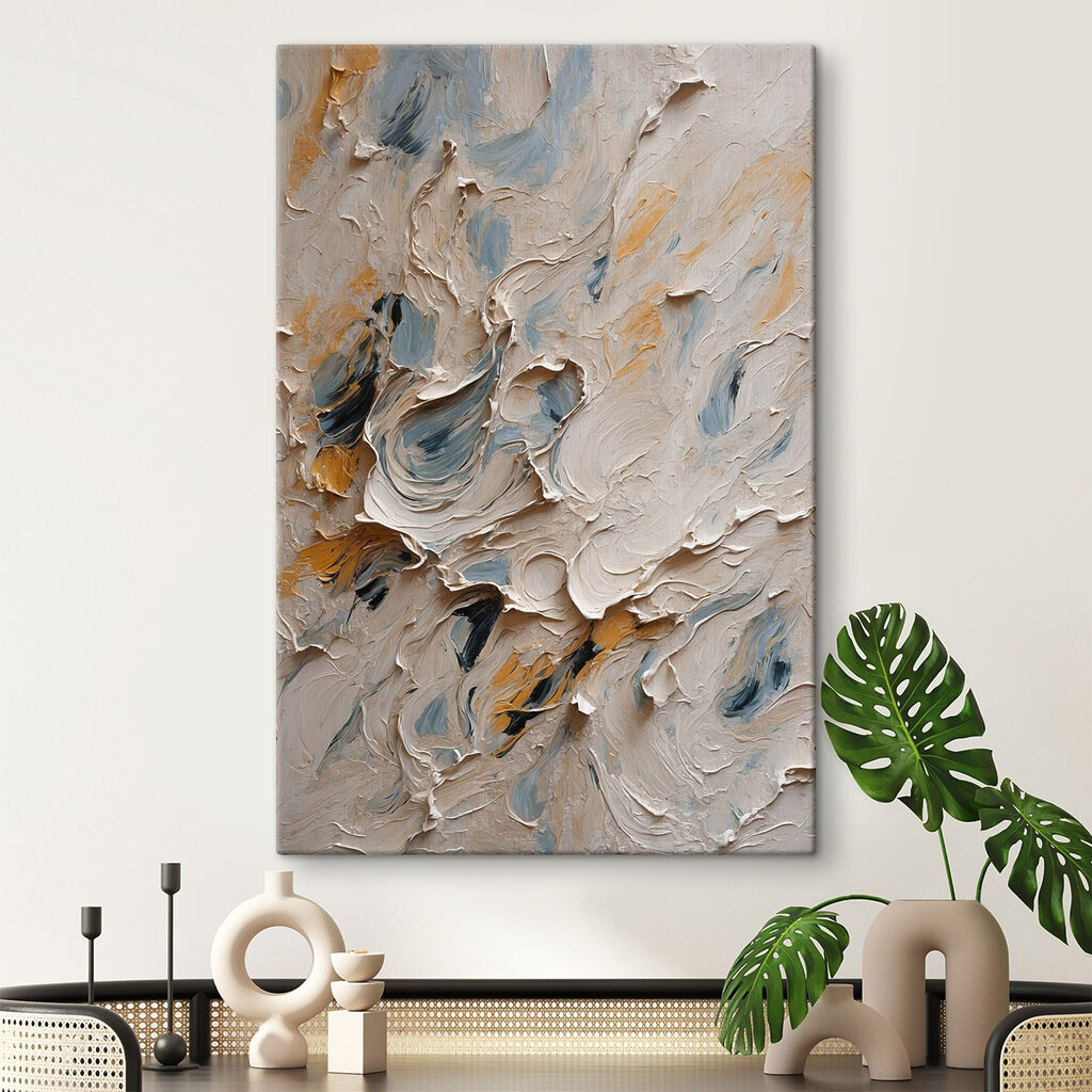 Azul-acinzentado e ocre — interior 2