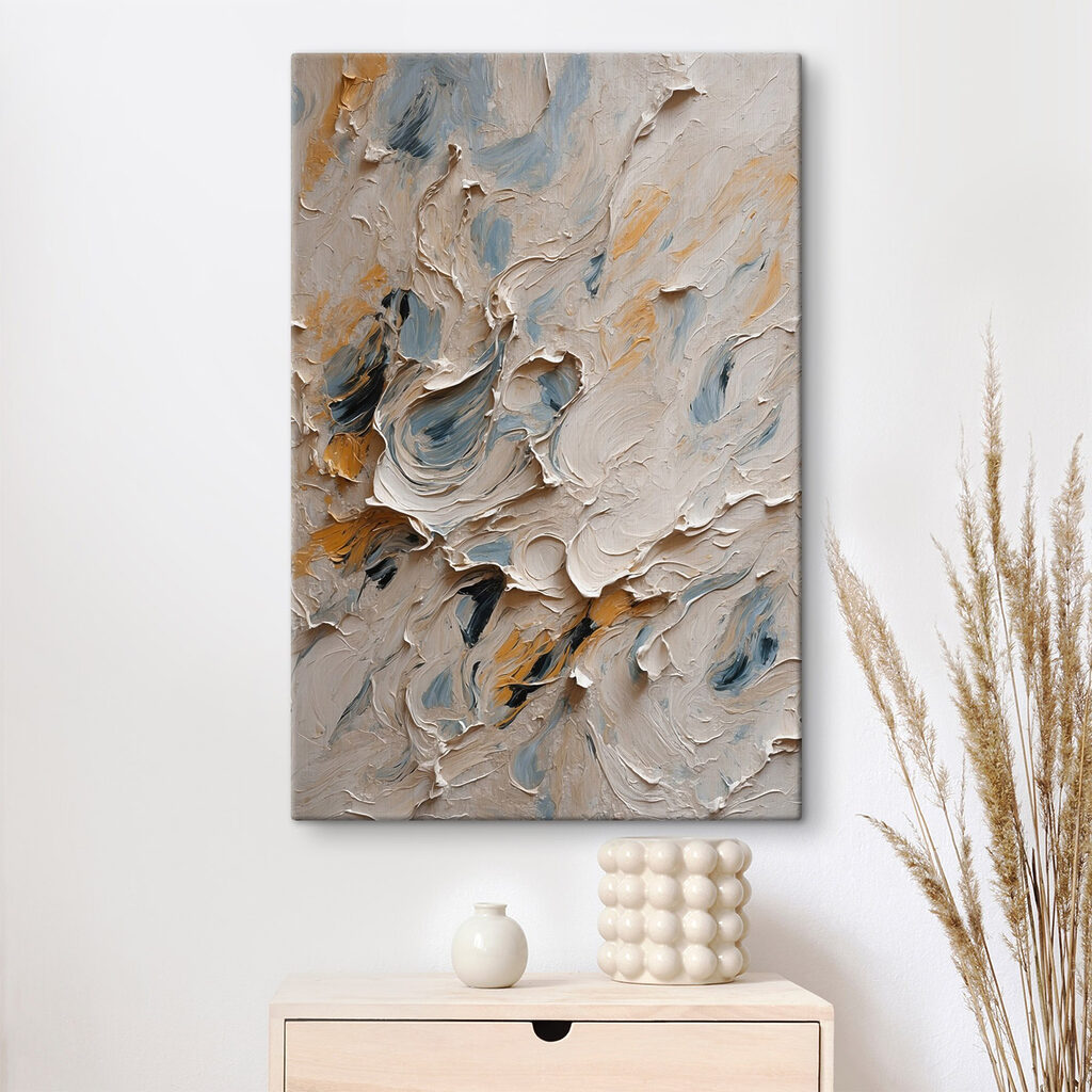Azul-acinzentado e ocre — interior 1
