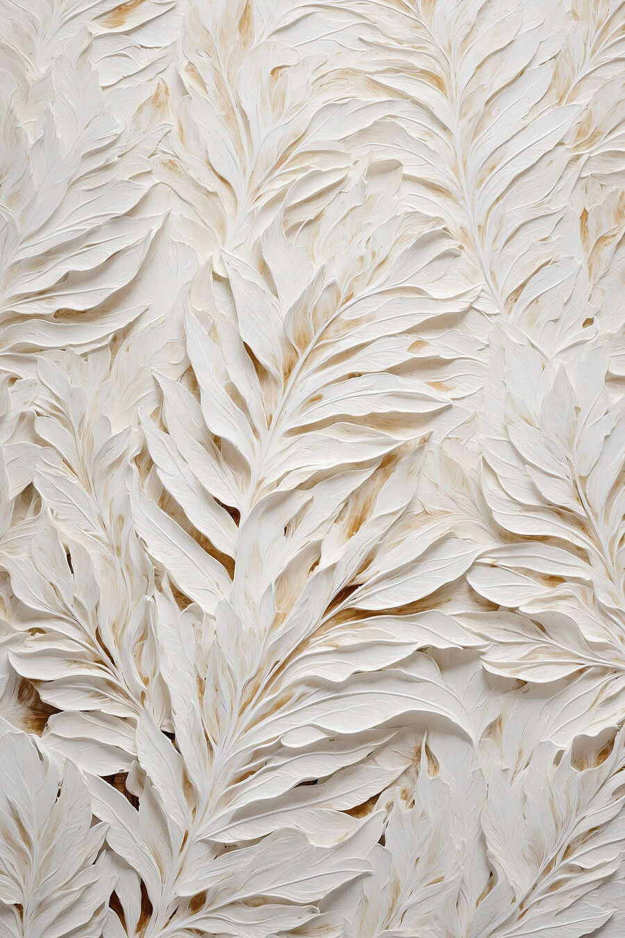 Folhas brancas com sombra — design completo