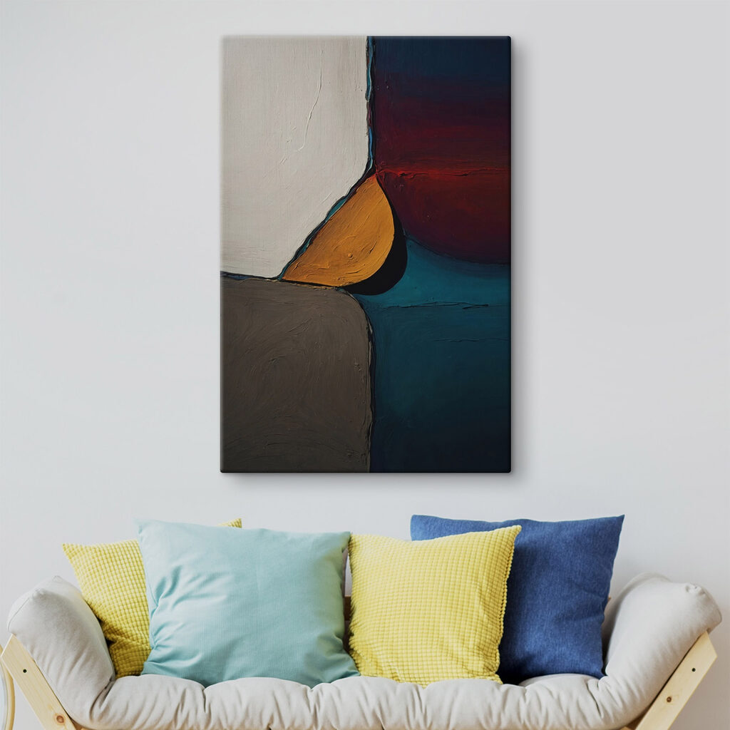 Ocre entre cores escuras — interior 2