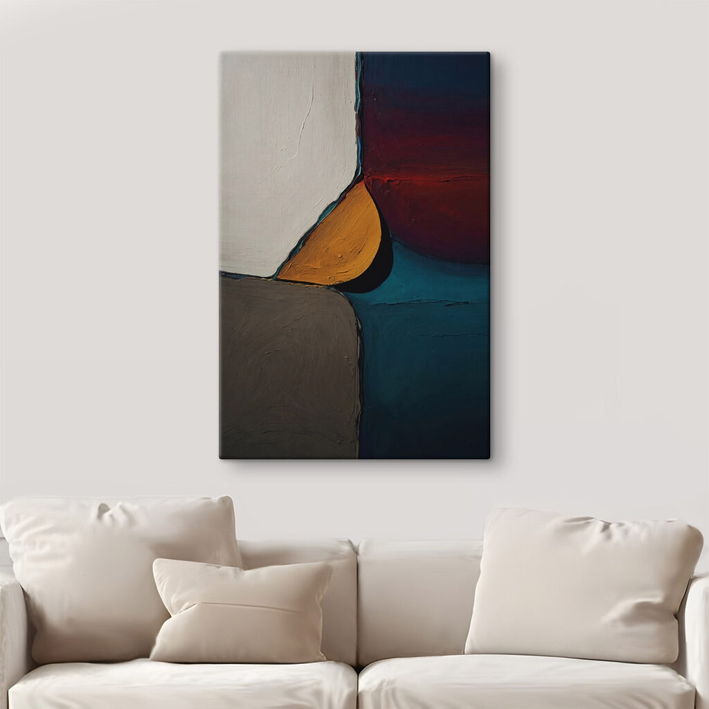 Ocre entre cores escuras — interior 3