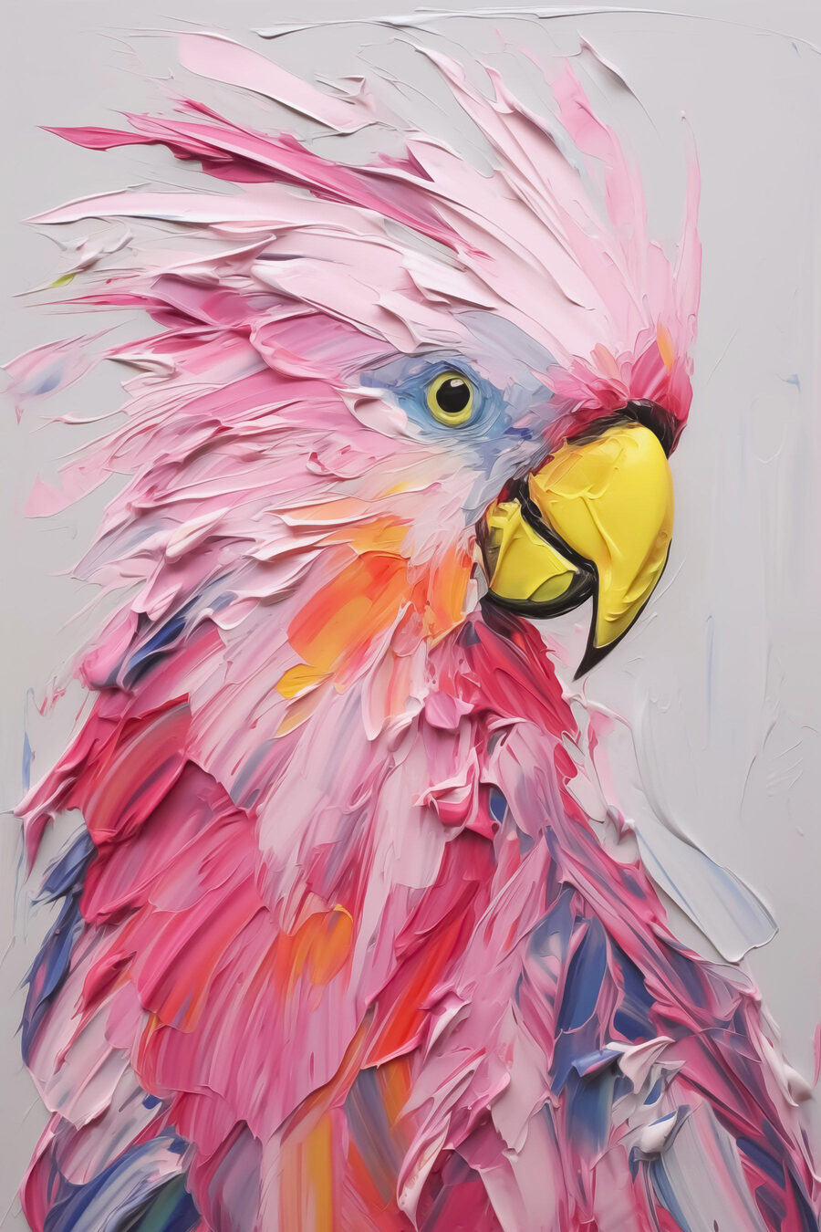 Cacatua com crista — design completo