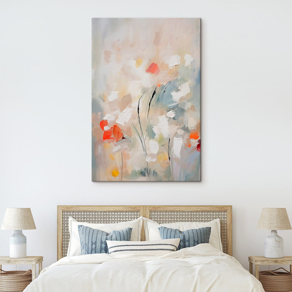 Flores em tons claros — interior 2