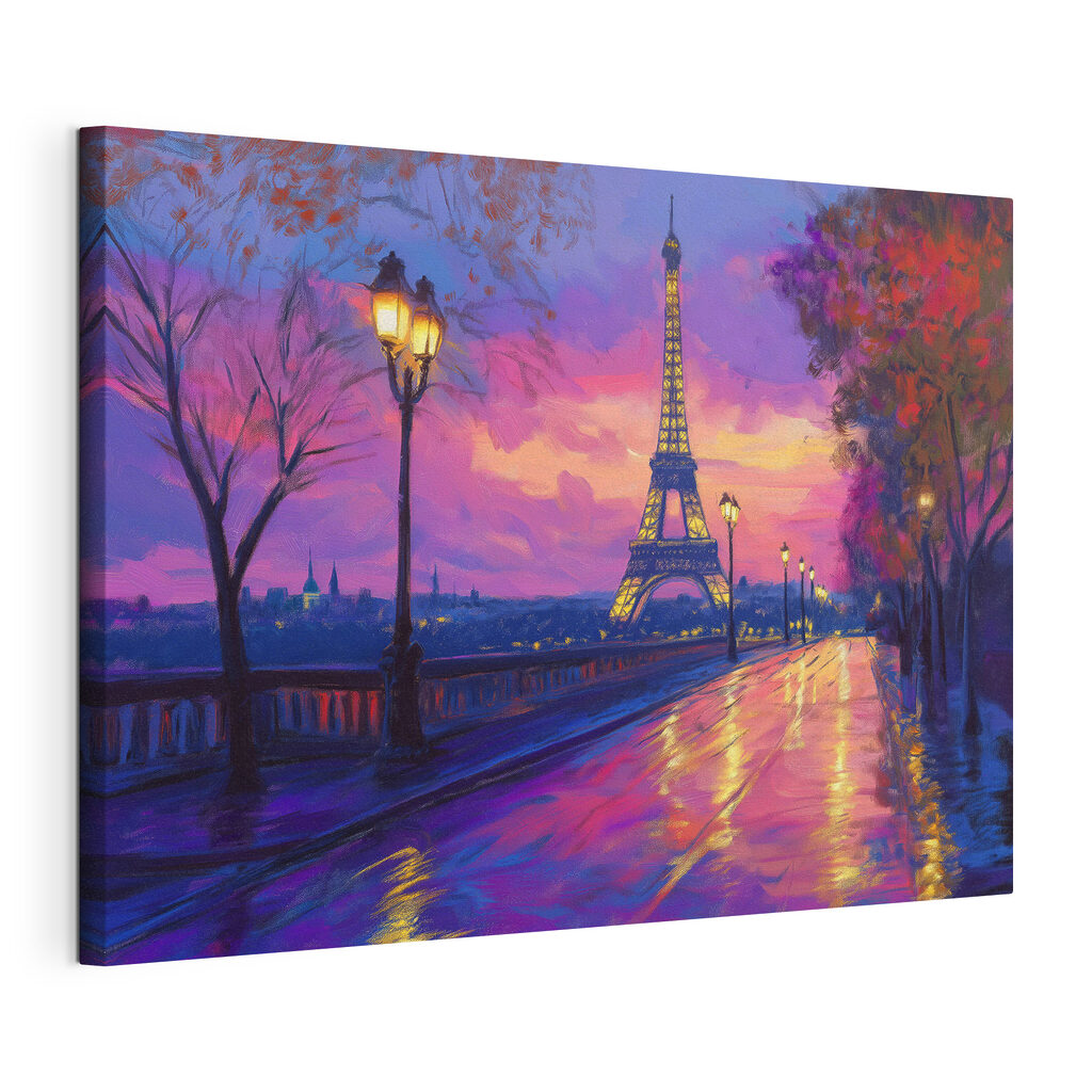 Paris ao crepúsculo — vista do produto