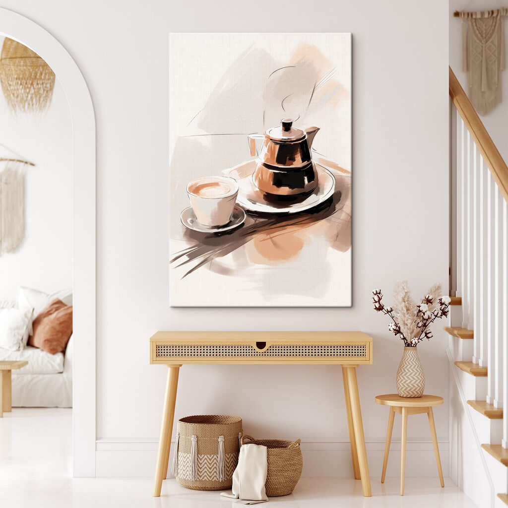 Cafeteira junto à chávena — interior 2