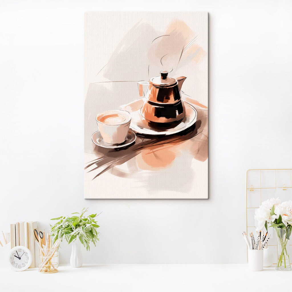Cafeteira junto à chávena — interior 1