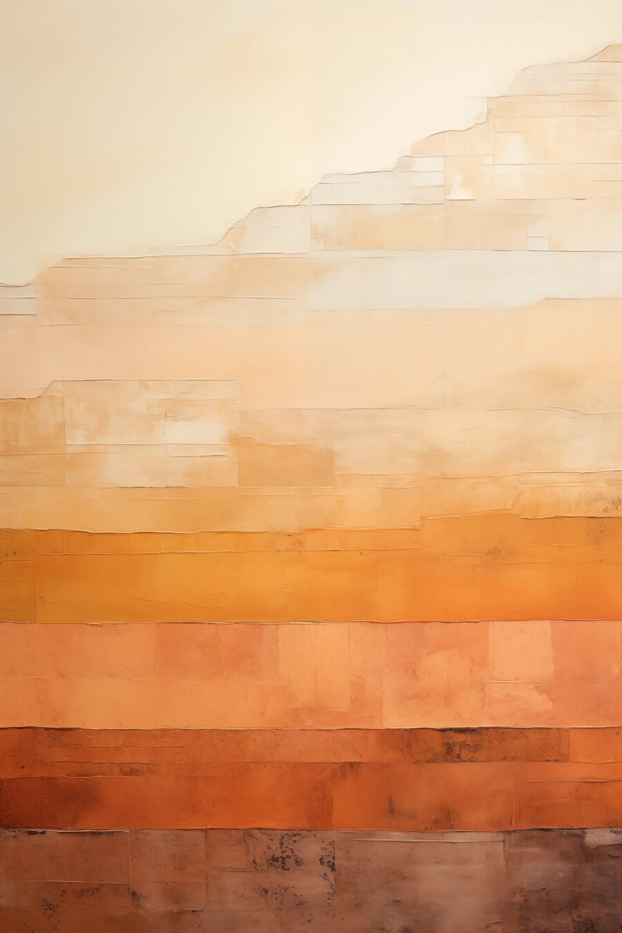Faixas em terracota — design completo
