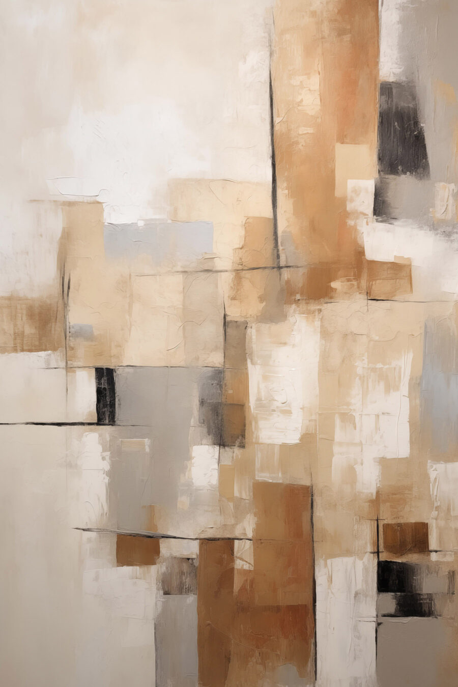 Blocos cor de areia — design completo