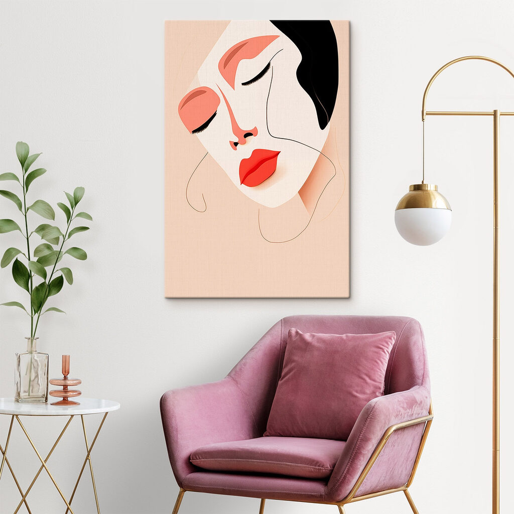 Rosto inclinado — interior 1