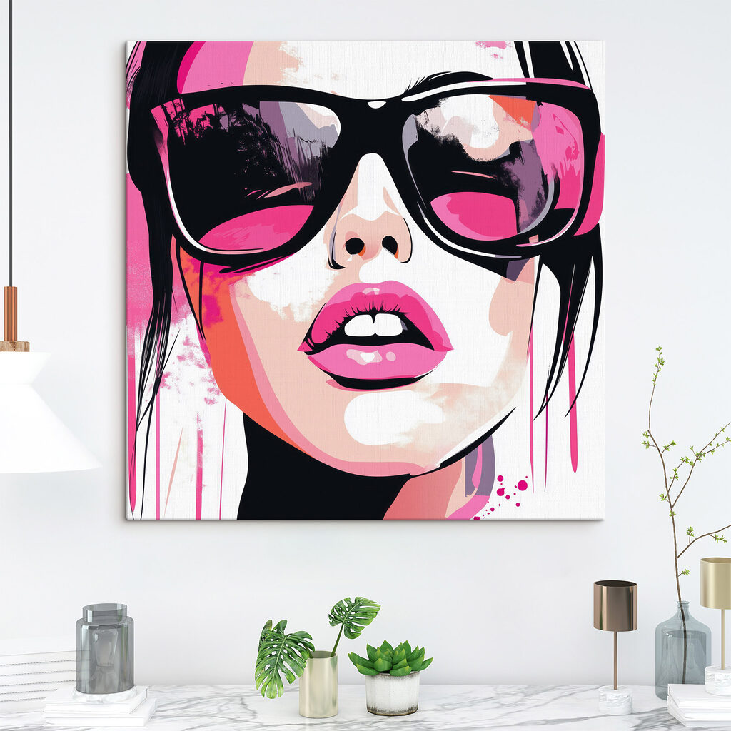 Retrato pop cor-de-rosa — interior 2