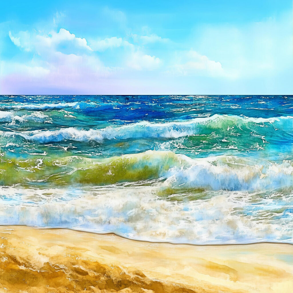 Ondas de verão — design completo