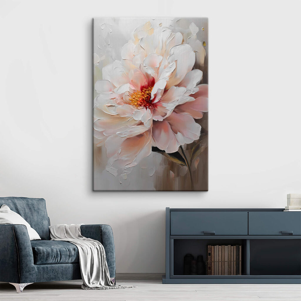 Flor de centro rosa — interior 2