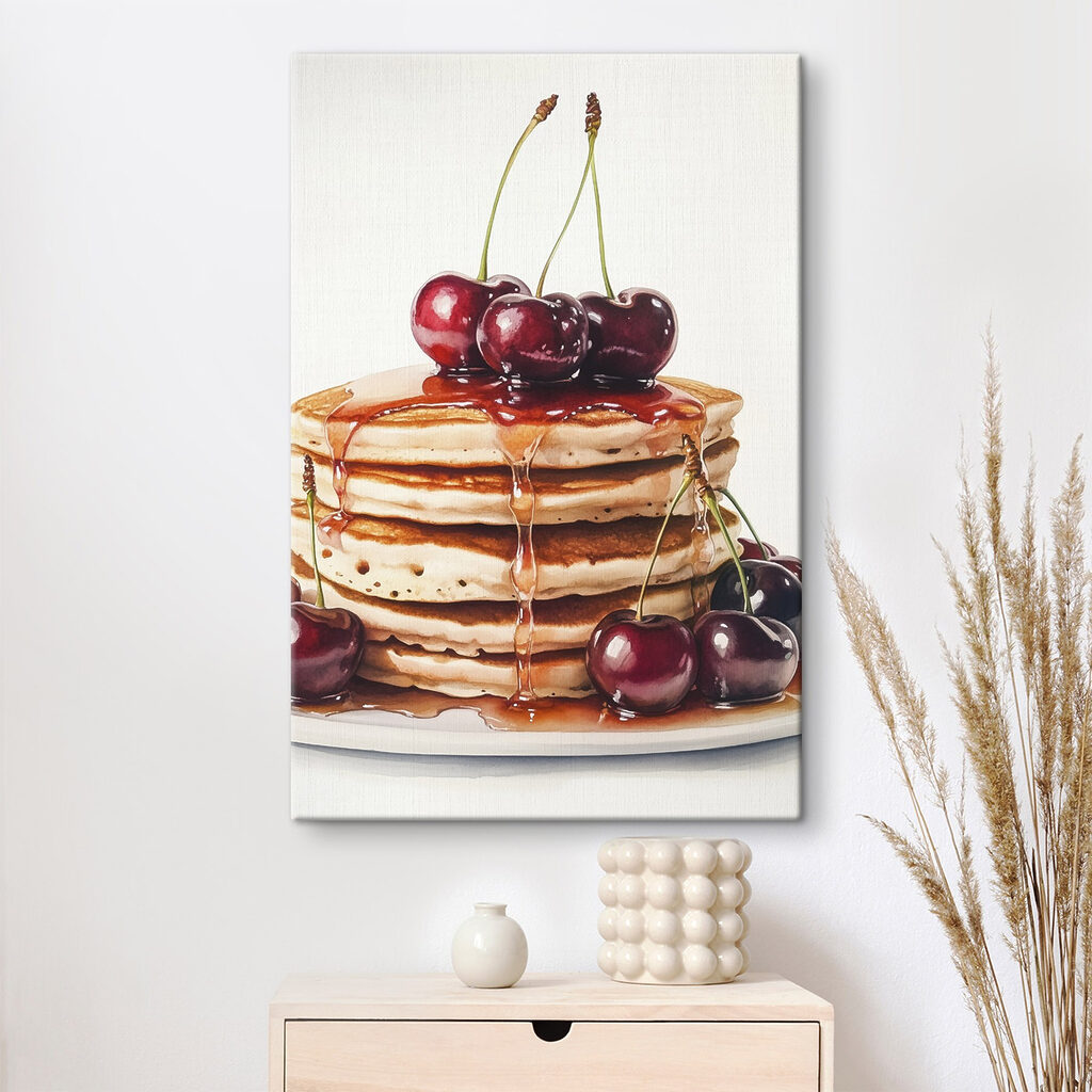 Panquecas com cerejas — interior 1