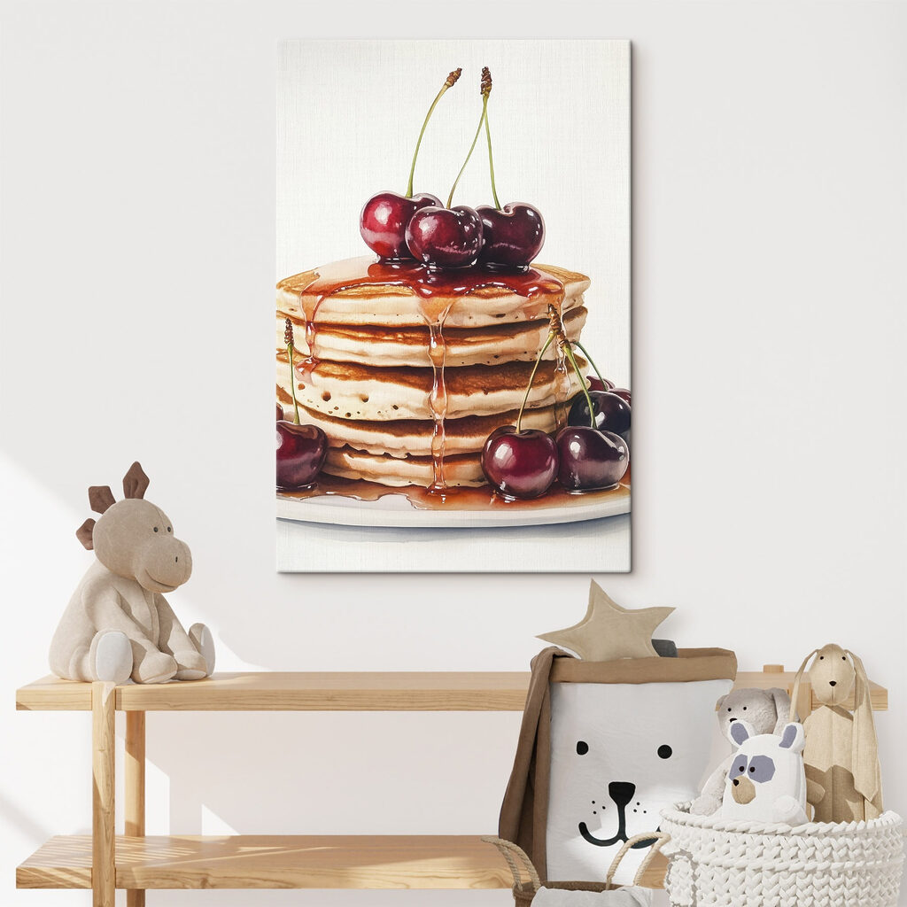 Panquecas com cerejas — interior 2