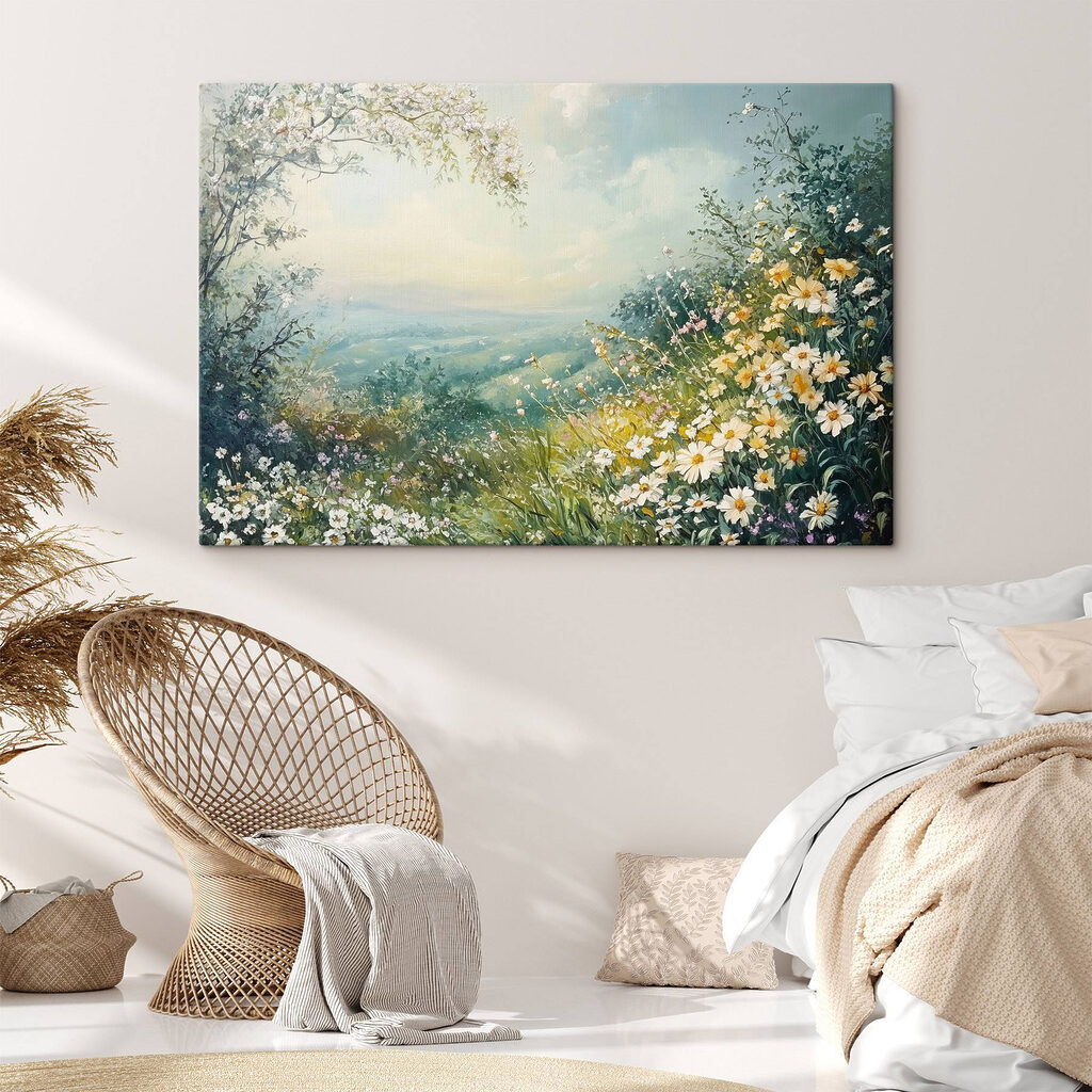 Abertura entre flores — interior 1