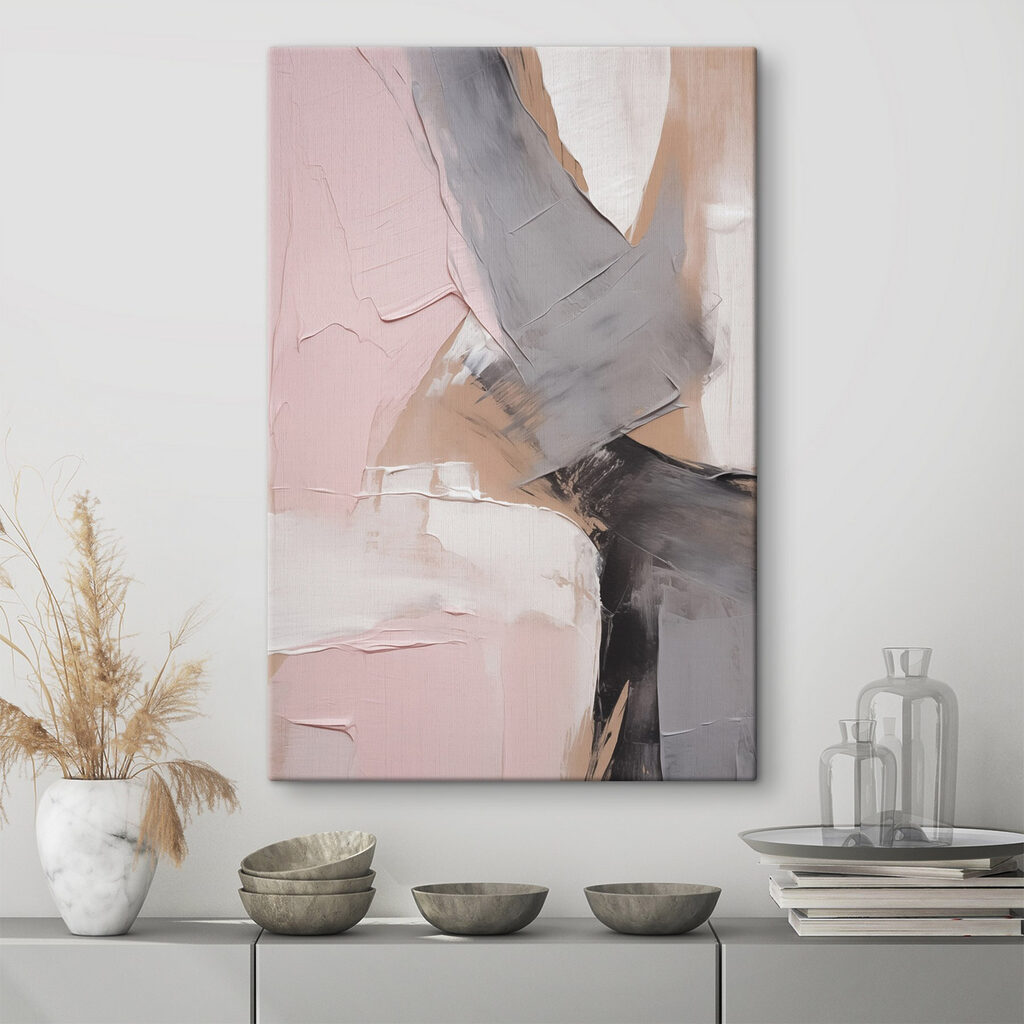 Manchas cor-de-rosa e cinzento — interior 1