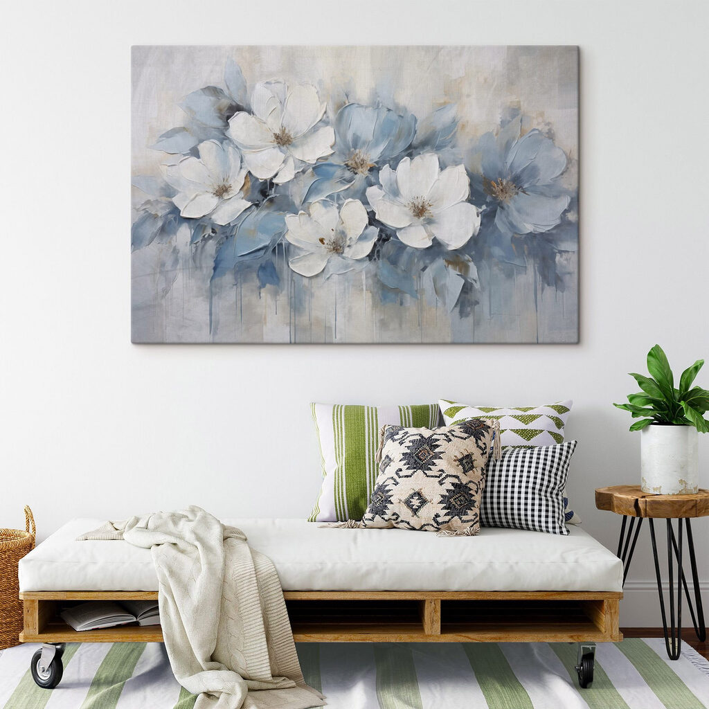 Flores azul-gelo — interior 2