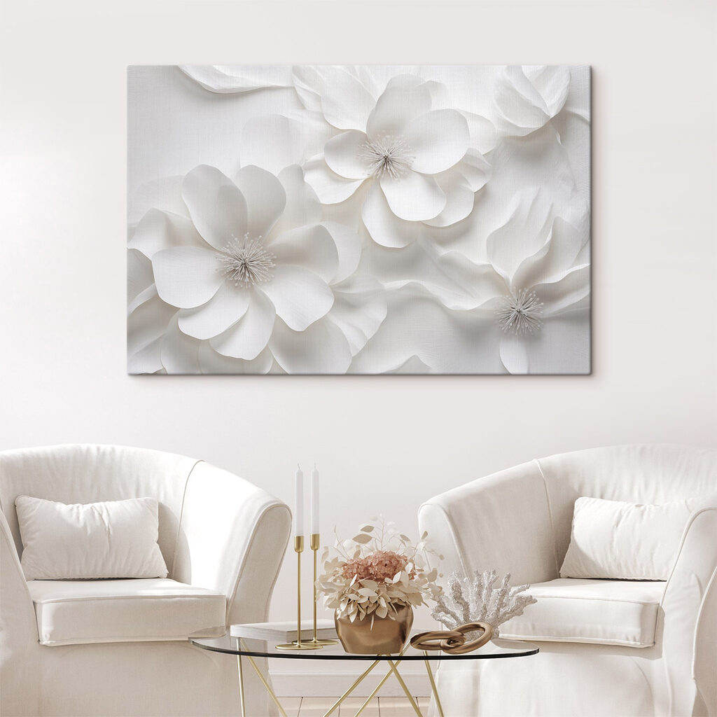 Flores brancas — interior 1