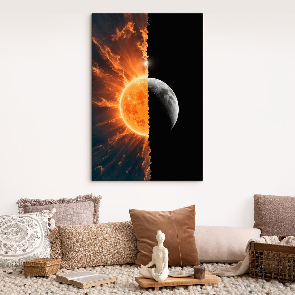 Sol encontra meia-lua — interior 2