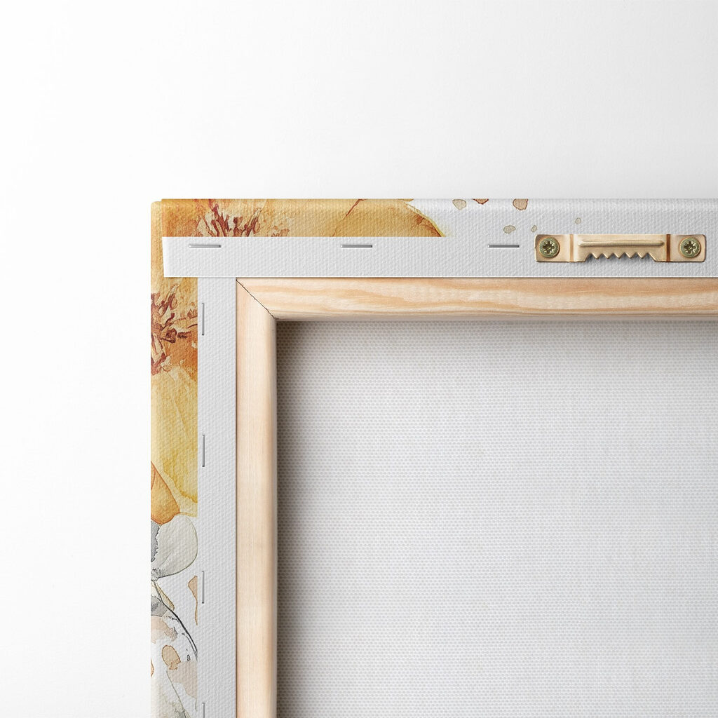 Rosto sereno com flores — verso