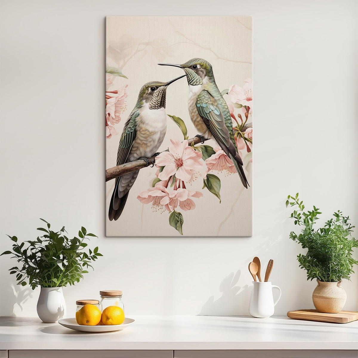 Aves num ramo — interior 2
