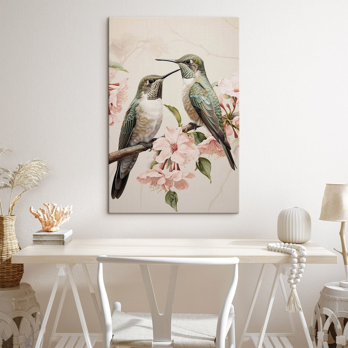 Aves num ramo — interior 1