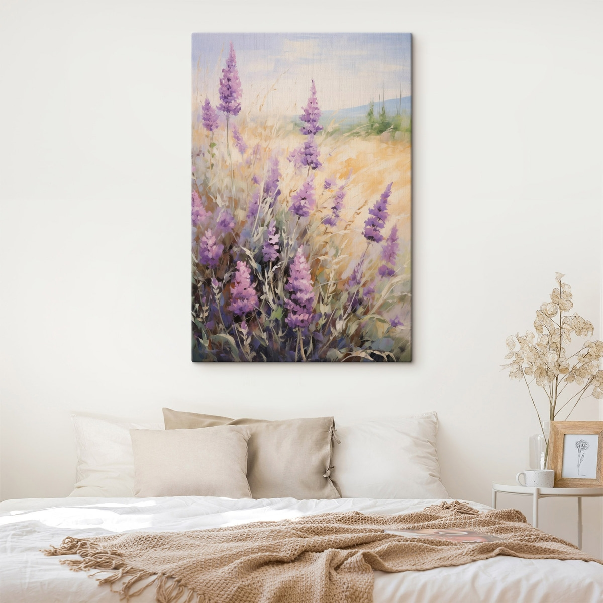 Alfazemas em flor — interior 2
