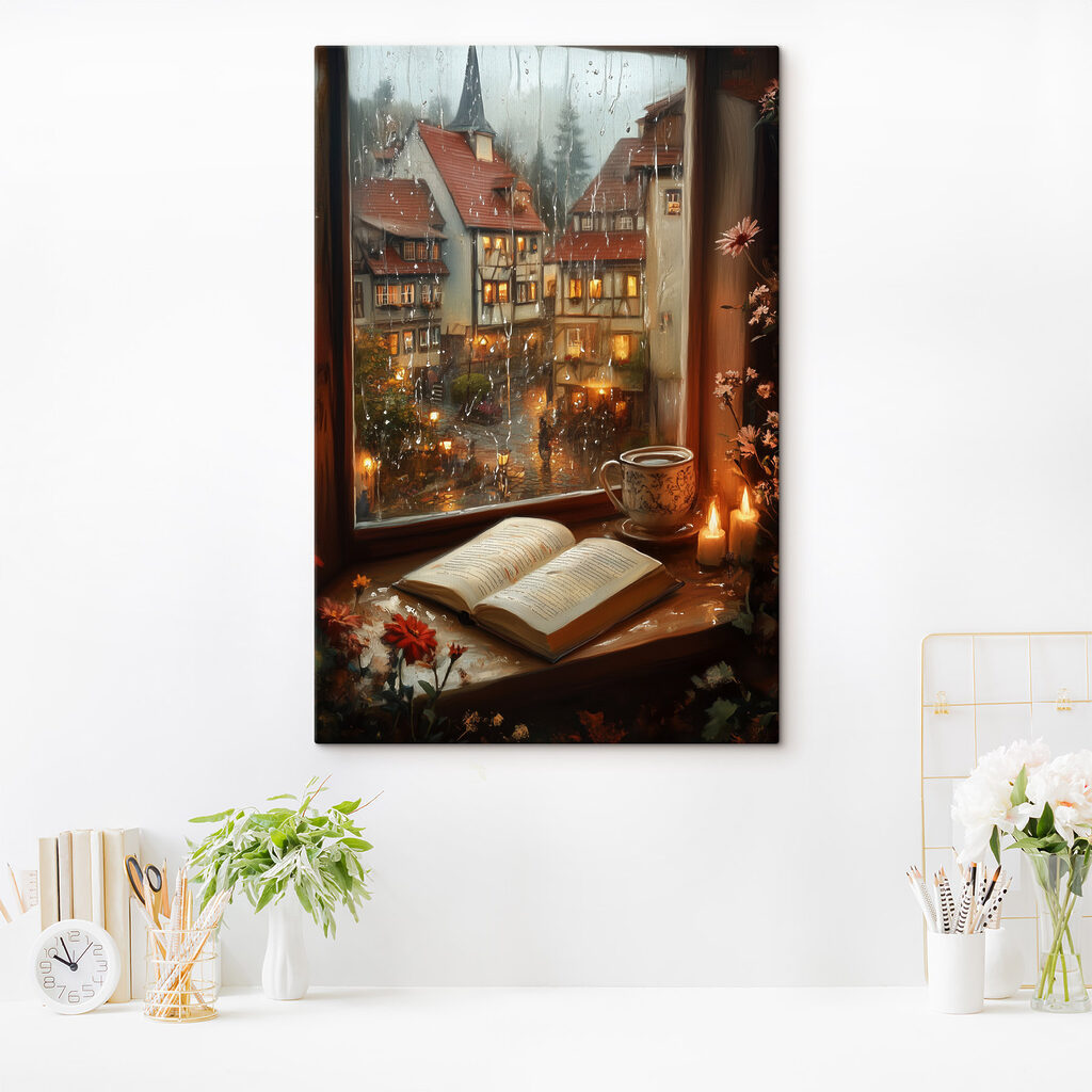 Livro junto à janela — interior 2