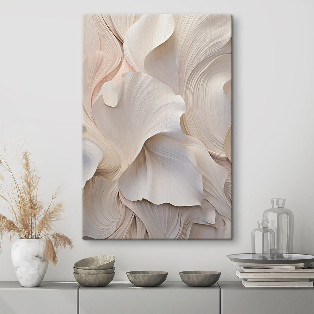 Formas curvas em creme — interior 2