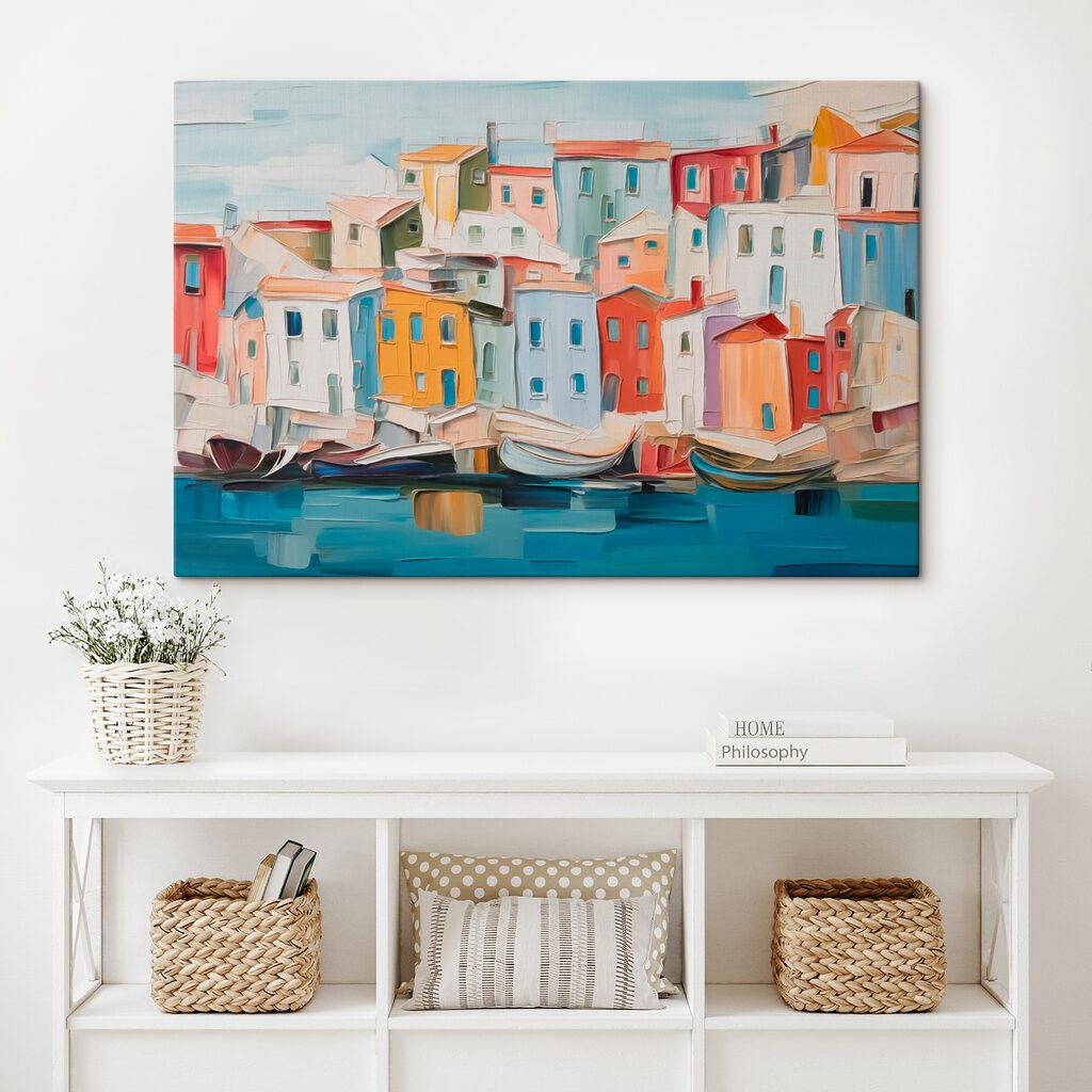 Casas pastel no porto — interior 2