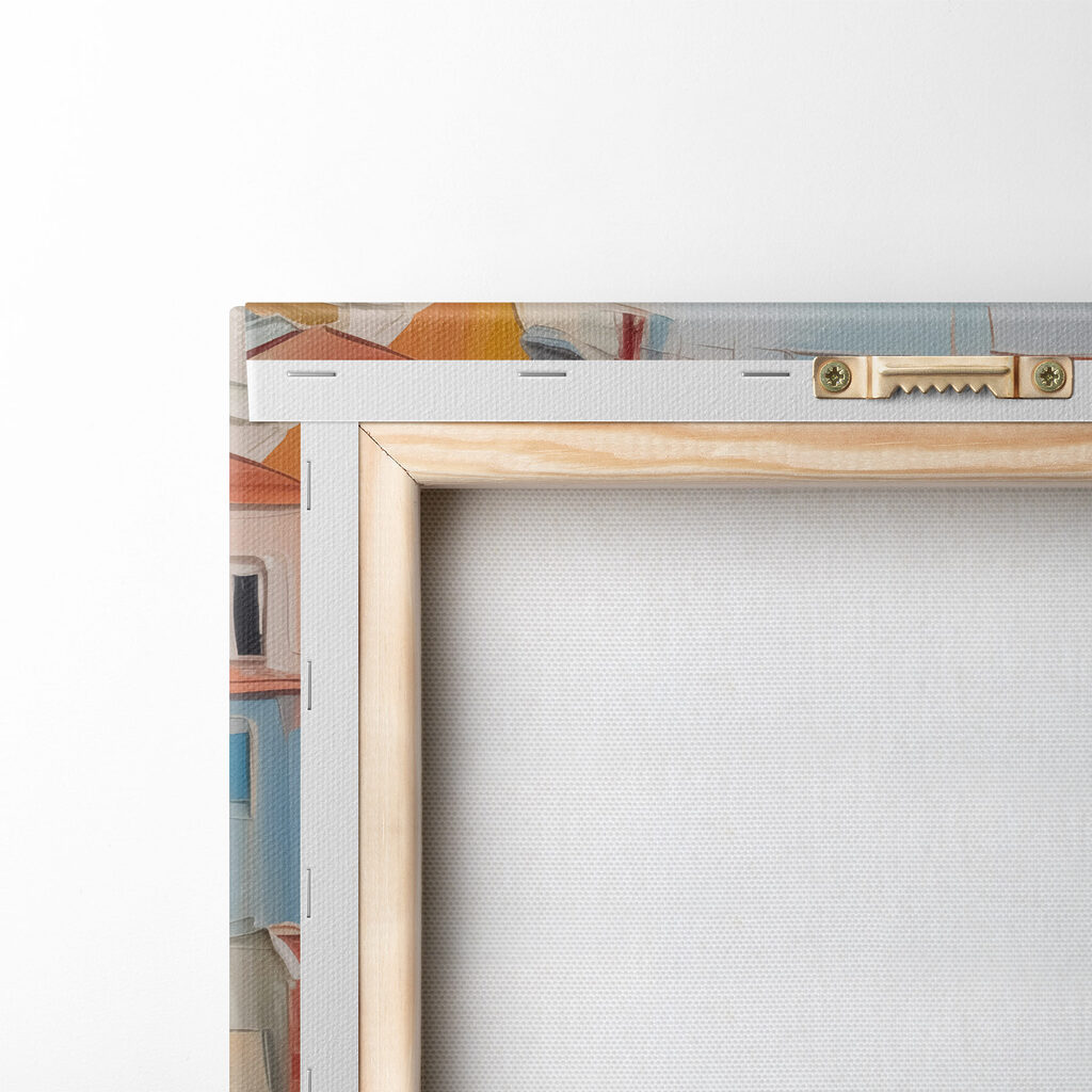 Casas pastel no porto — verso