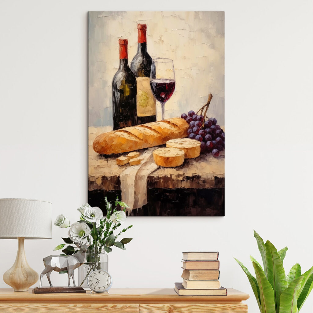 Vinho com baguete — interior 2