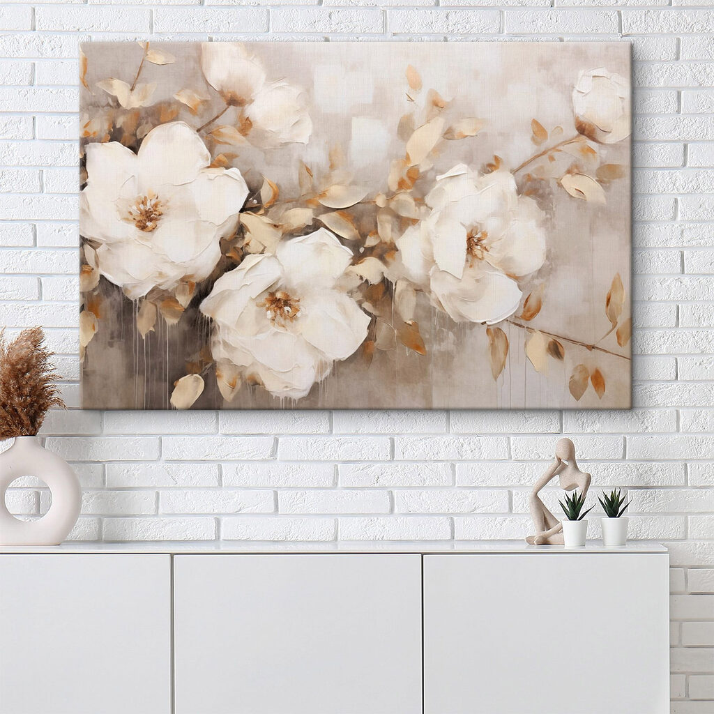 Flores brancas e cinzentas — interior 2