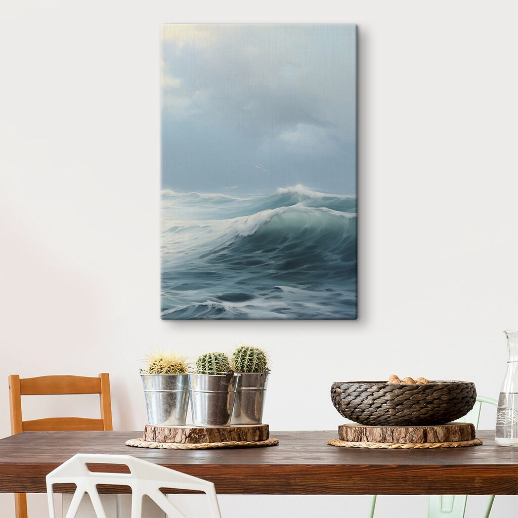 Ondas frescas num interior