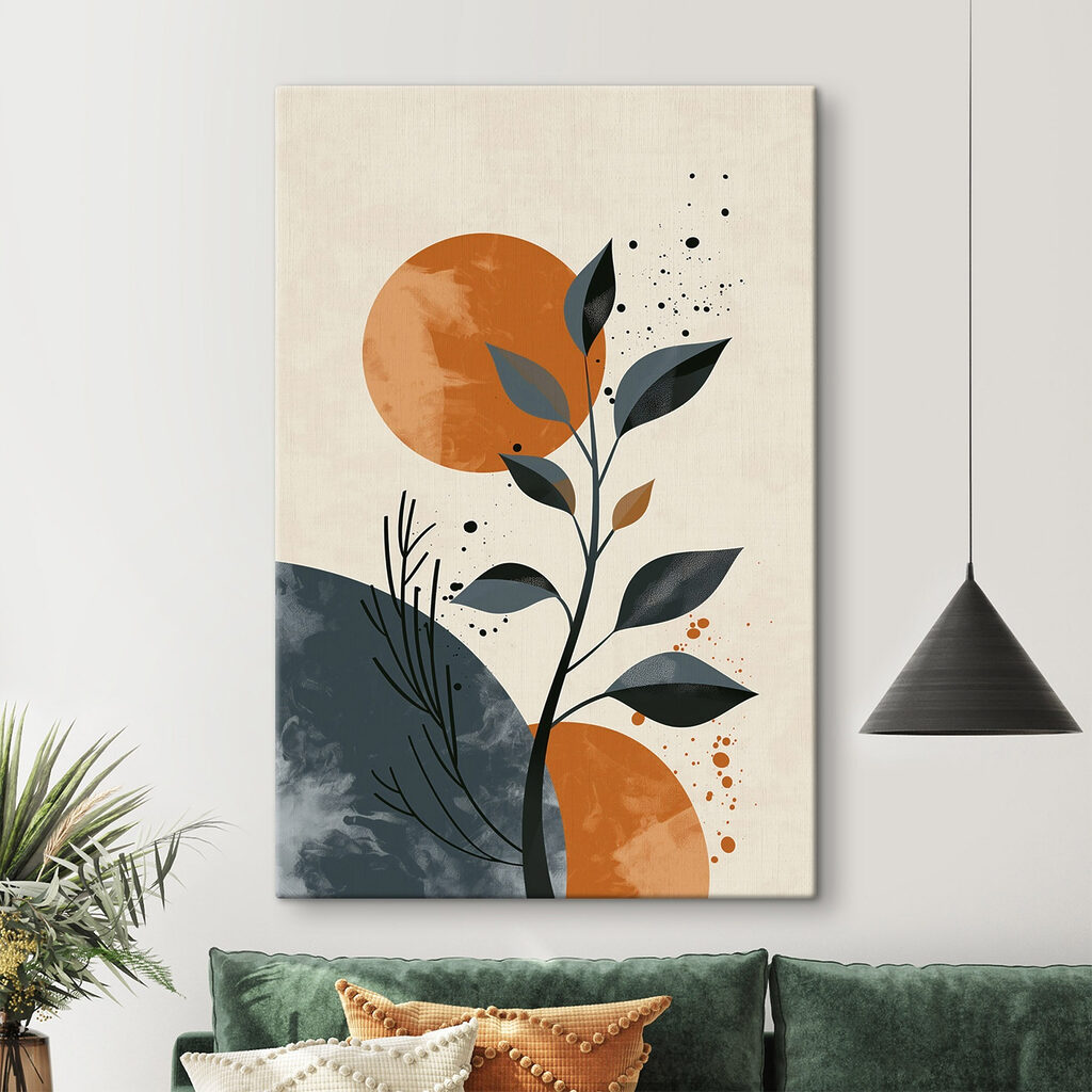 Ramo escuro com círculos — interior 2