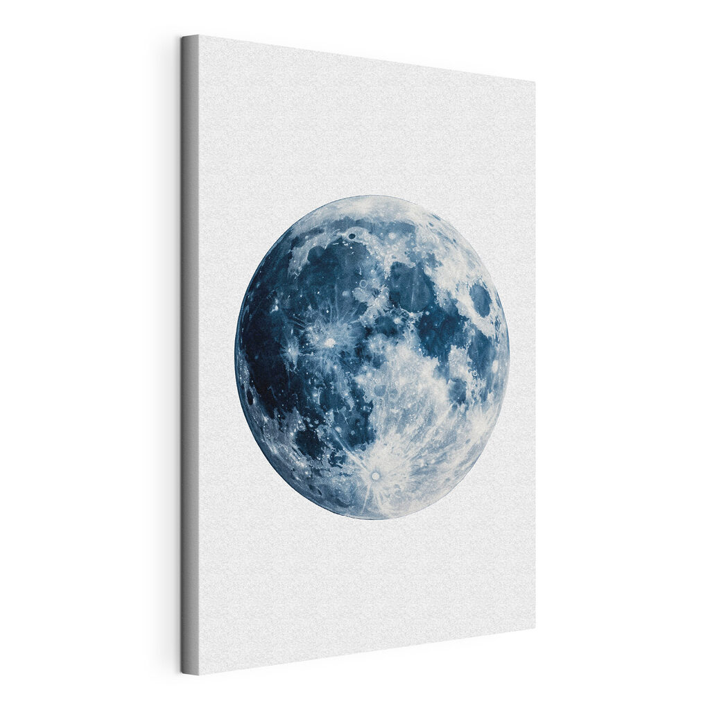Lua cheia azul — vista do produto