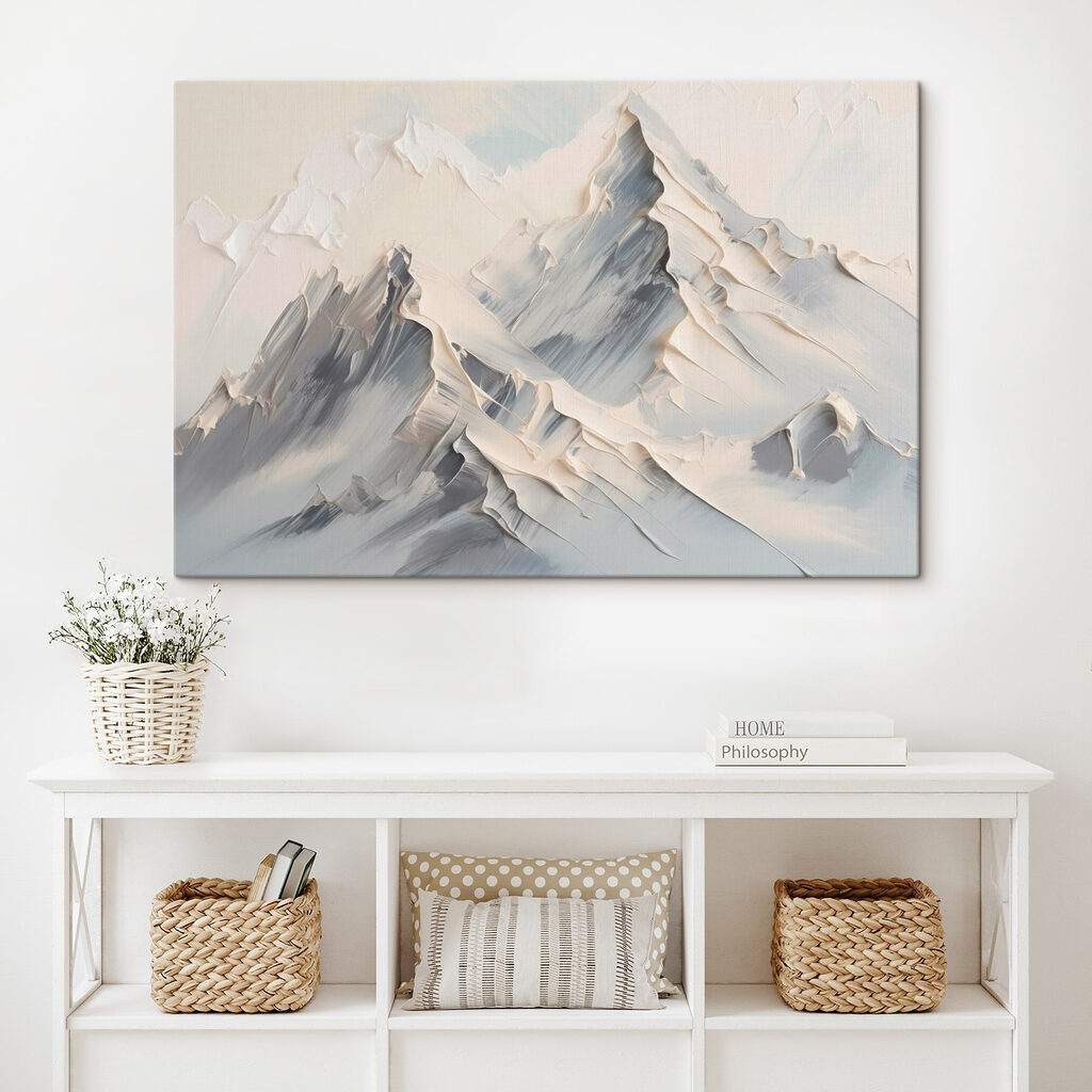 Cumes brancos com picos — interior 2