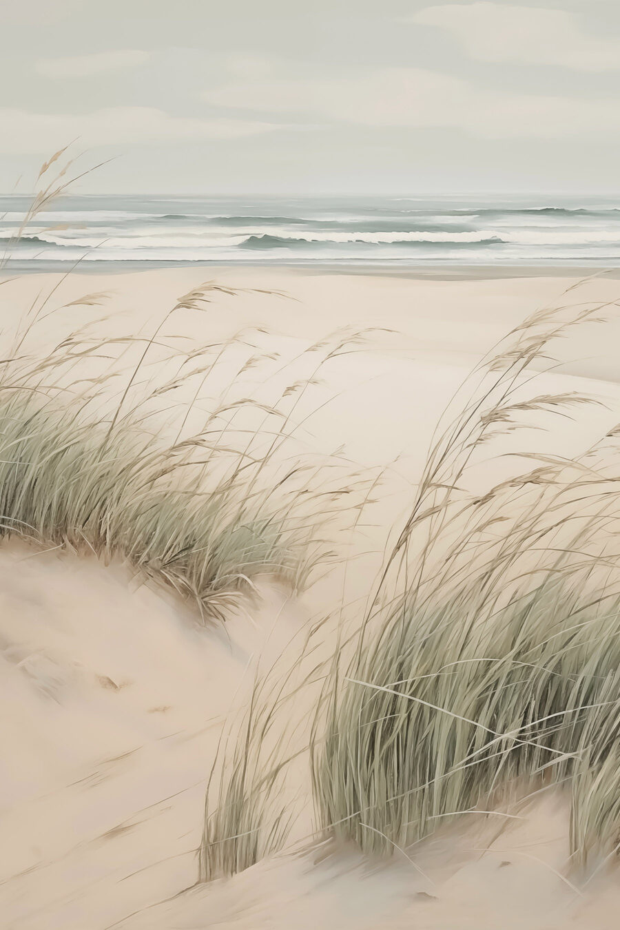 Passagem entre dunas — design completo