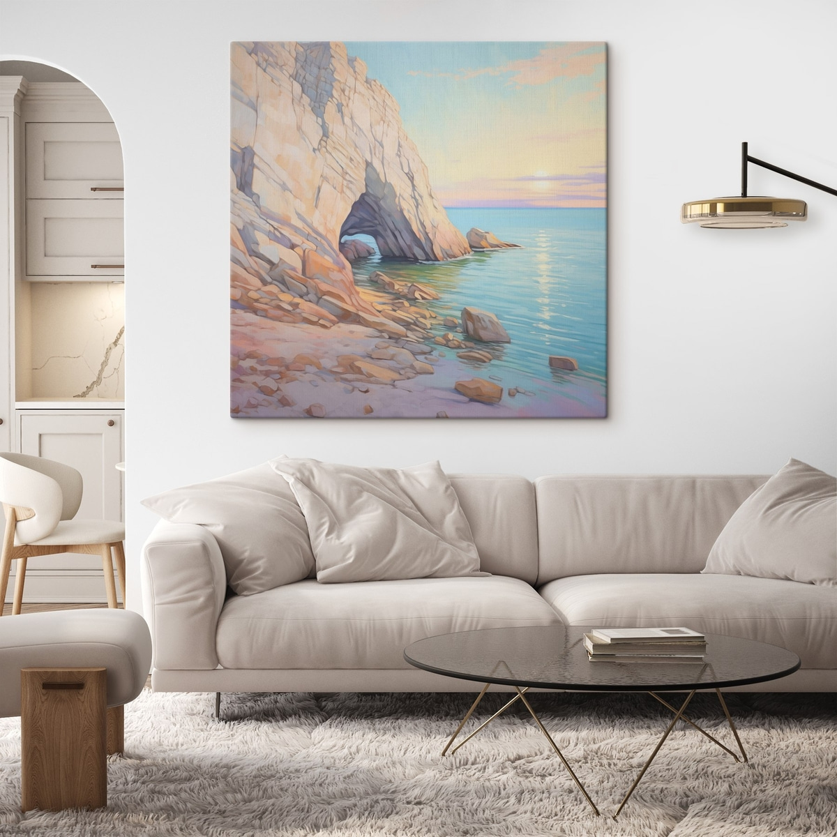 Rocha junto ao mar — interior 2