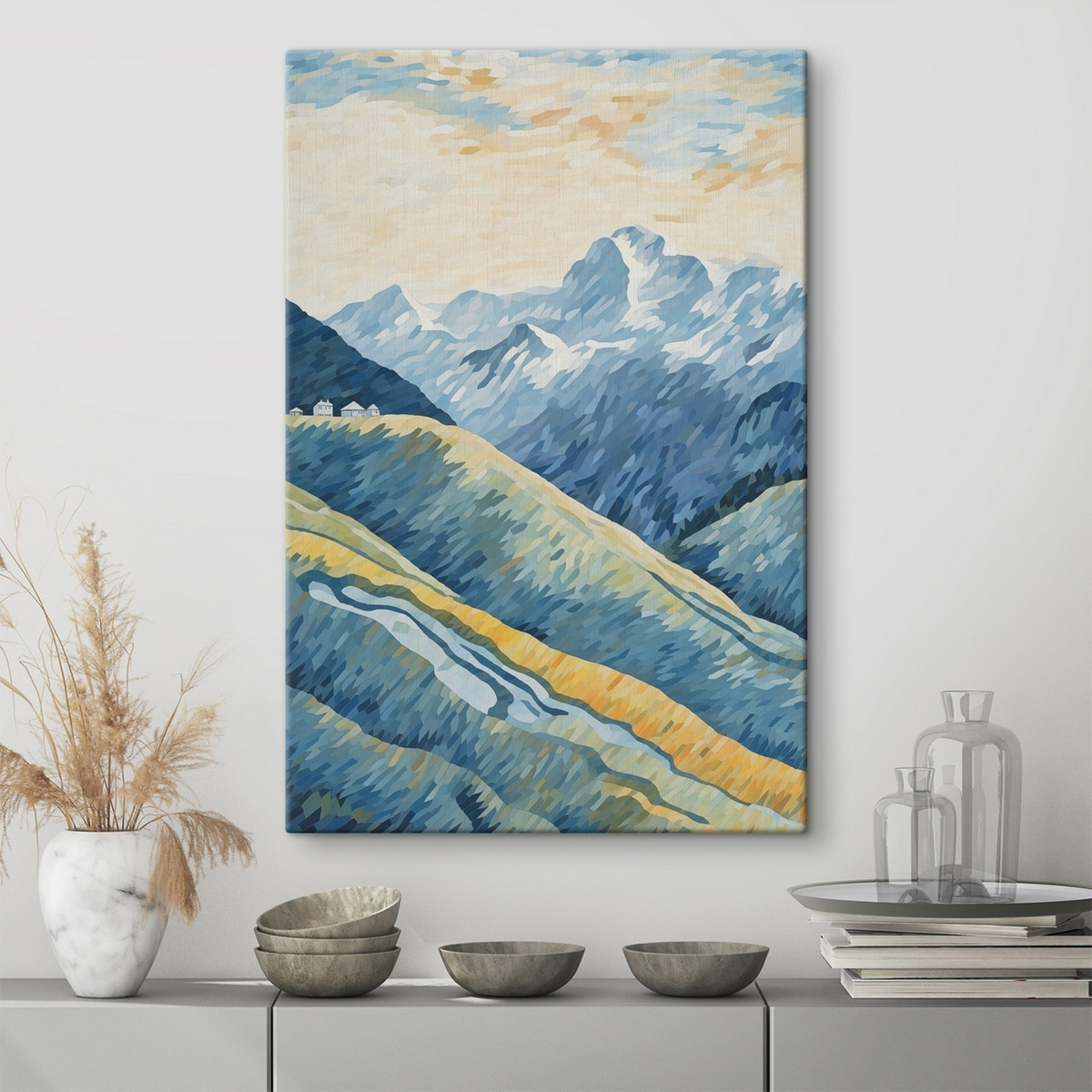 Paisagem de montanha — interior 1